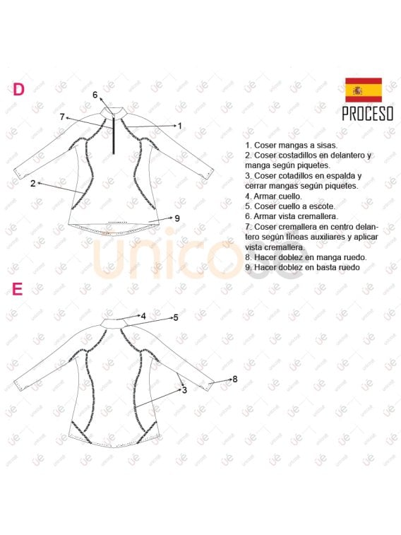 MOLDE DEPORTE SUDADERA ENTRENAMIENTO 2244