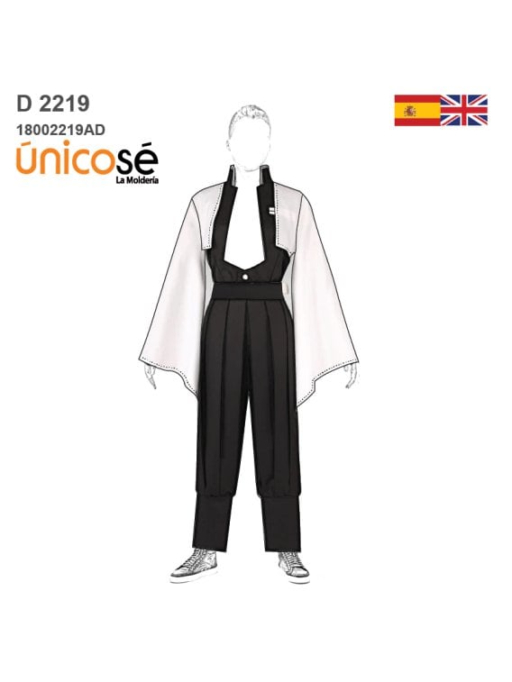 MOLDE DISFRAZ PERSONAJE ANIME 2219