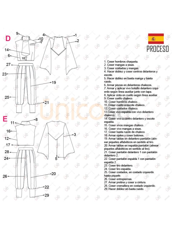 MOLDE DISFRAZ PERSONAJE ANIME 2219