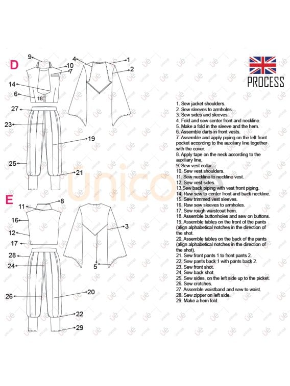 MOLDE DISFRAZ PERSONAJE ANIME 2219