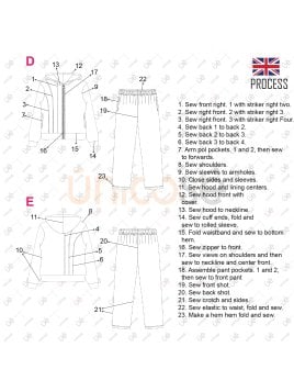 MOLDE POLERON CORTES ESCOLAR 2203