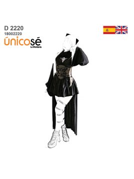 MOLDE DISFRAZ PERSONAJE ANIME 2220