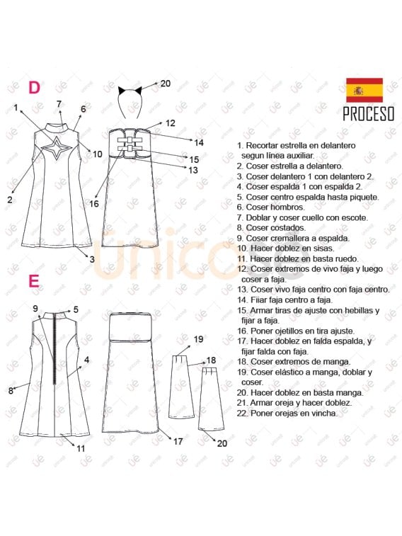 MOLDE DISFRAZ PERSONAJE ANIME 2220