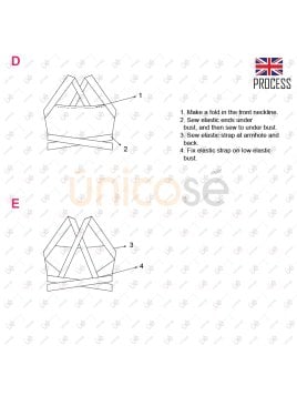 MOLDE TOP ELASTICOS MUJER 2215