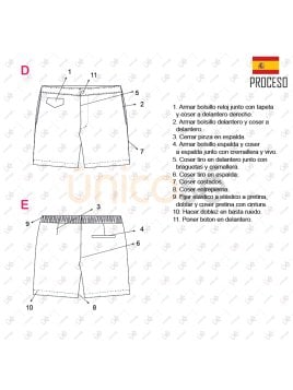 MOLDE SHORT CLASICO HOMBRE 2203