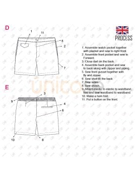 MOLDE SHORT CLASICO HOMBRE 2203