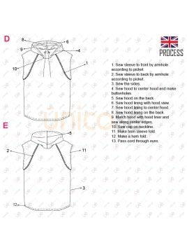 MOLDE POLERA SIN MANGAS HOMBRE 2202