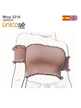 MOLDE TOP ELASTICADO MUJER 2216