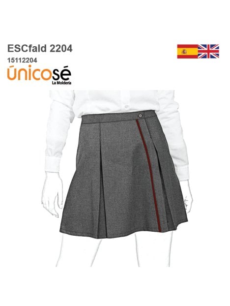 MOLDE FALDA TABLAS ESCOLAR 2204