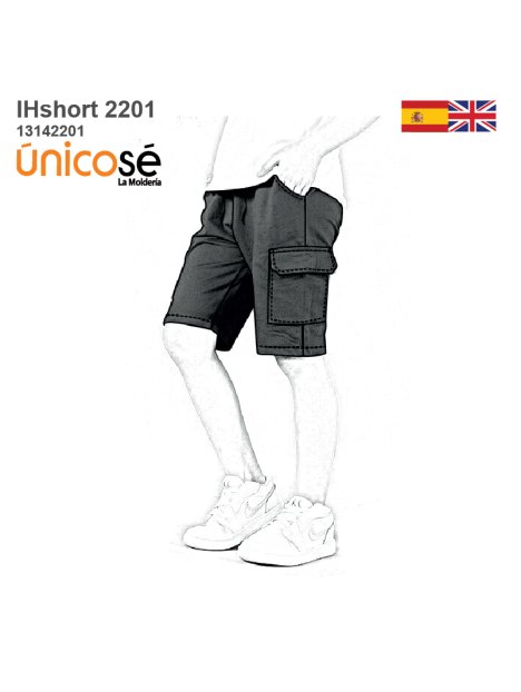 MOLDE SHORT BERMUDA NIÑO 2201