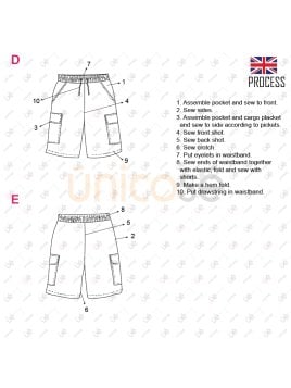 MOLDE SHORT BERMUDA NIÑO 2201
