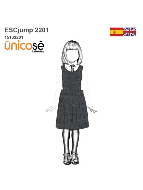 MOLDE JUMPER TABLAS ESCOLAR 2201