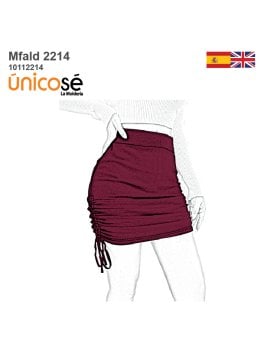 MOLDE FALDA CORTA MUJER 2214