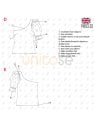 MOLDE BLUSA ASIMETRICA MUJER 2210