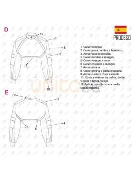 MOLDE CHAQUETA TORERA MUJER 2211