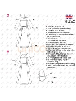 MOLDE TUNICA PRIMERA COMUNION RT 1215AD
