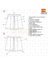 MOLDE FALDA SHORT ESCOLAR 2206