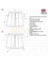 MOLDE FALDA SHORT ESCOLAR 2206