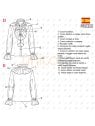 MOLDE BLUSA CAMISERA MUJER 2215
