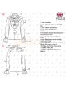 MOLDE BLUSA CAMISERA MUJER 2215
