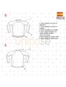 MOLDE POLERA RAGLAN HOMBRE 2211