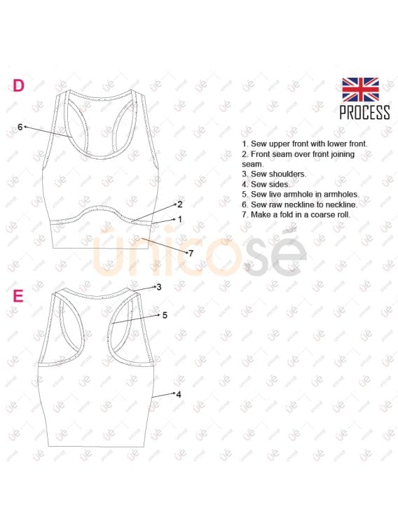 MOLDE TOP SIN MANGAS MUJER 2219