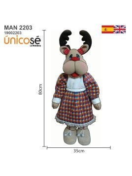 MOLDE RENO DE NAVIDAD MAN 2203