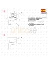 MOLDE VESTIDO CORTO MUJER 2223