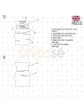 MOLDE VESTIDO CORTO MUJER 2223