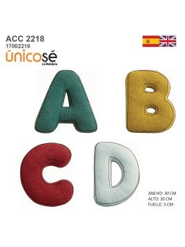 MOLDE COJIN ABECEDARIO ACC 2218