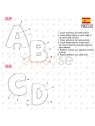 MOLDE COJIN ABECEDARIO ACC 2218