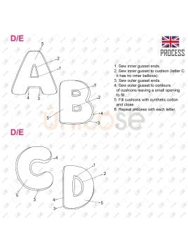 MOLDE COJIN ABECEDARIO ACC 2218