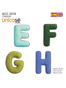 MOLDE COJIN ABECEDARIO ACC 2219