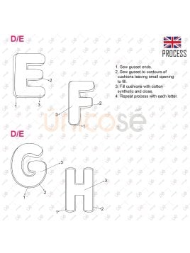 MOLDE COJIN ABECEDARIO ACC 2219