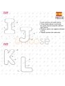 MOLDE COJIN ABECEDARIO ACC 2220