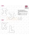 MOLDE COJIN ABECEDARIO ACC 2220