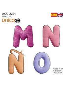 MOLDE COJIN ABECEDARIO ACC 2221