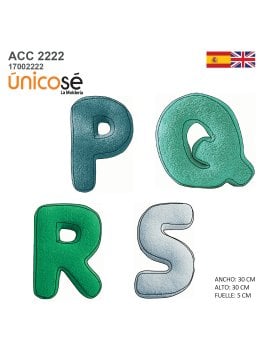 MOLDE COJIN ABECEDARIO ACC 2222