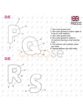 MOLDE COJIN ABECEDARIO ACC 2222