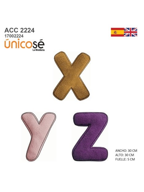 MOLDE COJIN ABECEDARIO ACC 2224