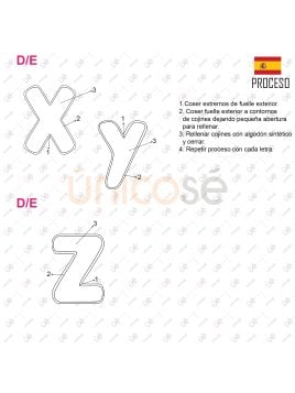 MOLDE COJIN ABECEDARIO ACC 2224