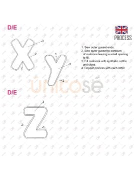 MOLDE COJIN ABECEDARIO ACC 2224