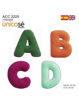 MOLDE COJIN ABECEDARIO ACC 2225