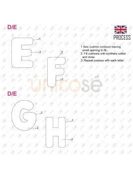 MOLDE COJIN ABECEDARIO ACC 2226