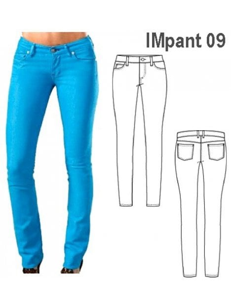 PANTALON JEANS NIÑA 0909
