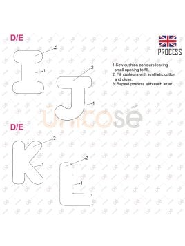 MOLDE COJIN ABECEDARIO ACC 2227