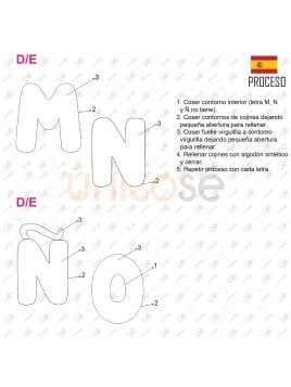 MOLDE COJIN ABECEDARIO ACC 2228