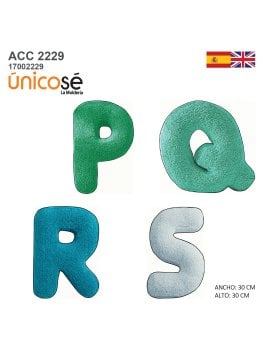 MOLDE COJIN ABECEDARIO ACC 2229