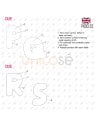 MOLDE COJIN ABECEDARIO ACC 2229