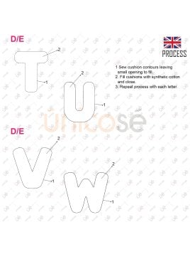 MOLDE COJIN ABECEDARIO ACC 2230